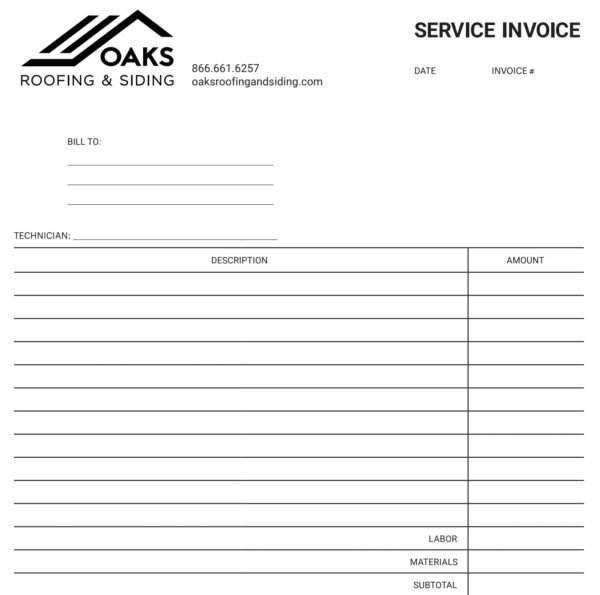 Service Invoice