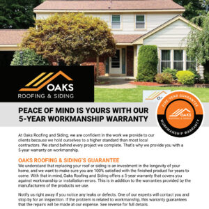 Workmanship Warranty
