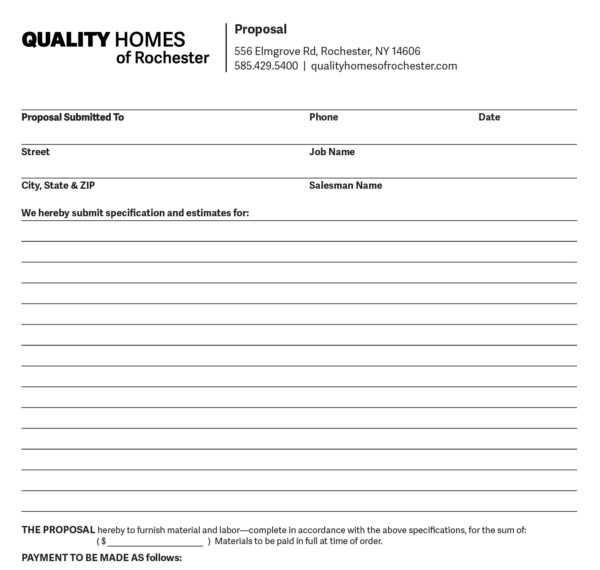 Proposal Form